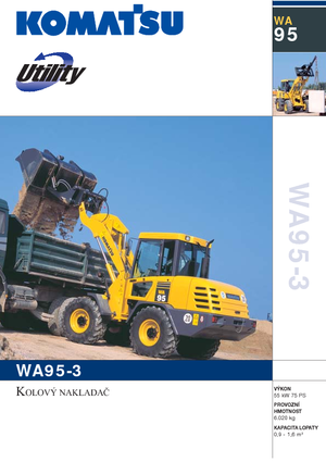 Pale gommate Komatsu WA95-3