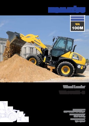 Pale gommate Komatsu WA100M-6