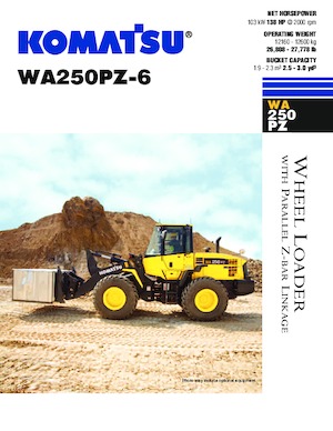 Pale gommate Komatsu WA250PZ-6