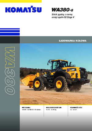 Pale gommate Komatsu WA380-8E0