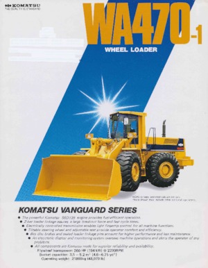 Pale gommate Komatsu WA470-1
