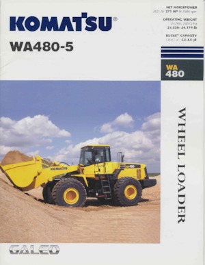 Pale gommate Komatsu WA470-7