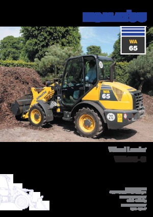 Pale gommate Komatsu WA65-6