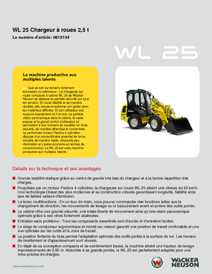 Pale gommate Wacker Neuson WL25