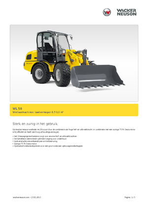 Pale gommate Wacker Neuson WL 50
