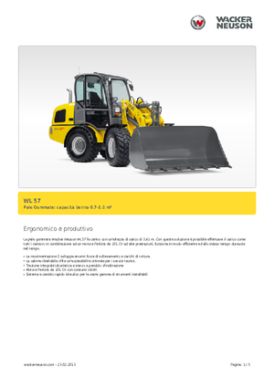 Pale gommate Wacker Neuson WL 57