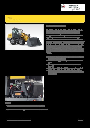 Pale gommate Wacker Neuson WL60