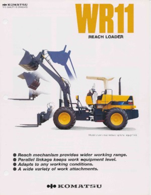 Pale gommate Komatsu WR 11