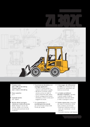 Pale gommate Volvo ZL 302