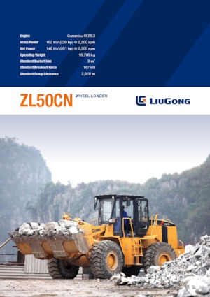 Pale gommate Liugong ZL50CN