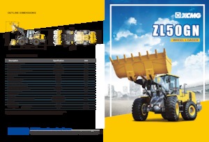 Pale gommate XCMG ZL50GN