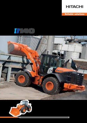 Pale gommate Hitachi ZW140-5B