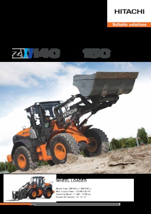 Pale gommate Hitachi ZW150PL-5