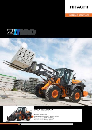Pale gommate Hitachi ZW 180-5 PL