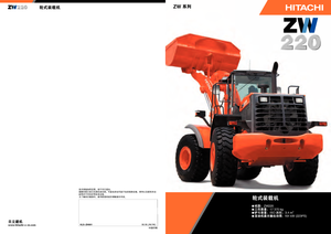 Pale gommate Hitachi ZW 220