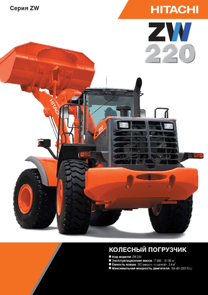 Pale gommate Hitachi ZW 220