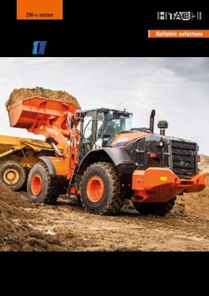 Pale gommate Hitachi ZW250-6