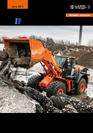 Pale gommate Hitachi ZW310-6