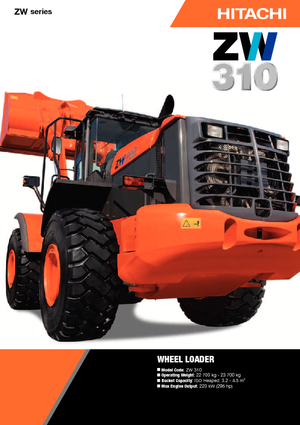 Pale gommate Hitachi ZW 310