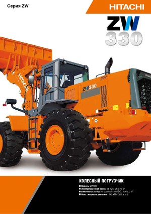 Pale gommate Hitachi ZW 330