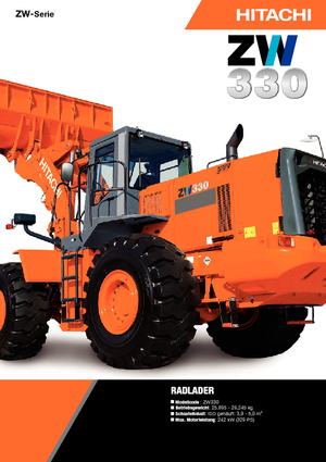 Pale gommate Hitachi ZW 330