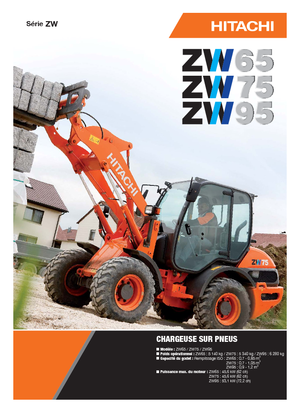 Pale gommate Hitachi ZW 75