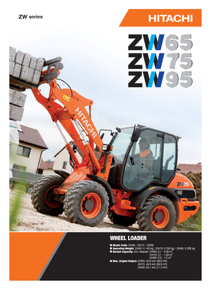 Pale gommate Hitachi ZW 75