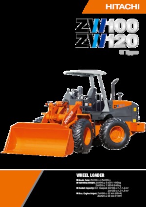 Pale gommate Hitachi ZW100-G