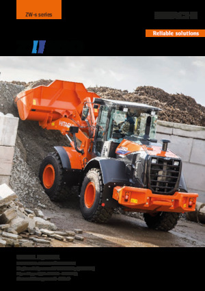 Pale gommate Hitachi ZW150-6