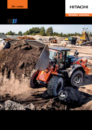 Pale gommate Hitachi ZW220-7