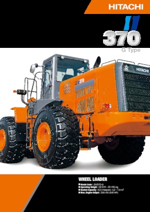 Pale gommate Hitachi ZW370-G
