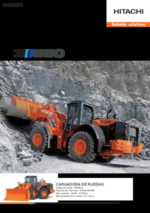 Pale gommate Hitachi ZW550-6