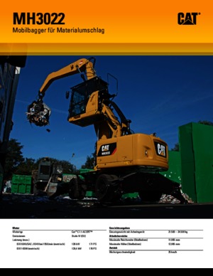 Movimentatori di materiali Caterpillar MH3022