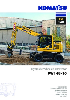 Escavatori gommati Komatsu PW148-10