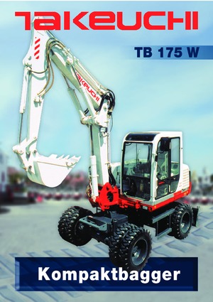 Escavatori gommati Takeuchi TB 175 W