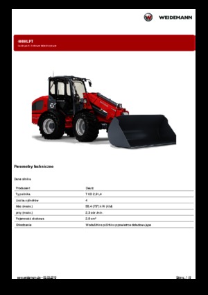 Pale gommate Weidemann 4080LPT