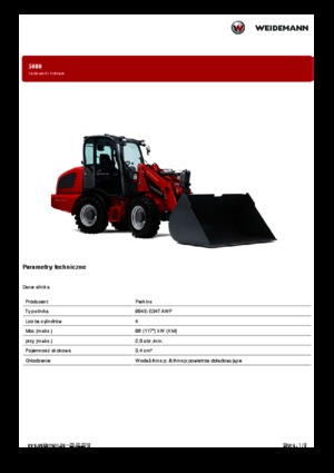 Pale gommate Weidemann 5080T