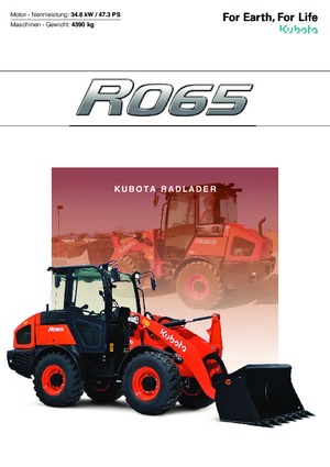Pale gommate Kubota R065