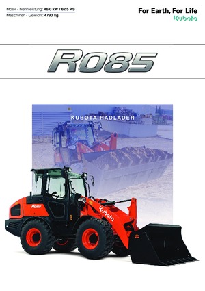 Pale gommate Kubota R 085