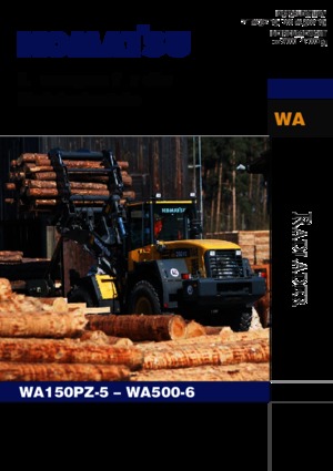 Pale gommate Komatsu WA150PZ-6