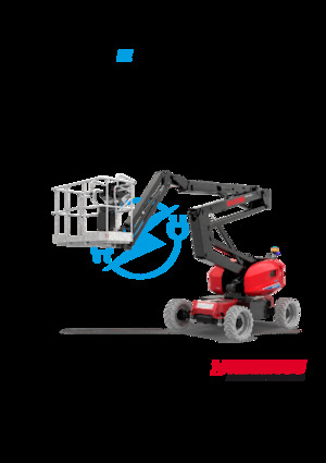 Piattaforme aeree articolate gommate Manitou 160 ATJ E