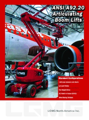 Piattaforme aeree articolate gommate LGMG  A45JE 