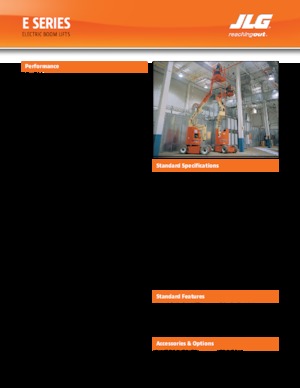 Piattaforme aeree articolate gommate JLG E400AN