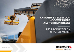 Piattaforme aeree articolate gommate Haulotte HA16 RTJ