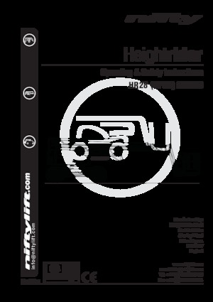 Piattaforme aeree articolate gommate Niftylift HR28