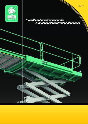Piattaforme aeree articolate gommate Imer IT 150 E