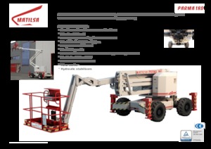 Piattaforme aeree articolate gommate Matilsa Parma 18 D