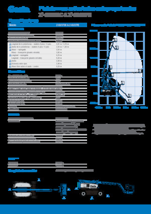 Piattaforme aeree articolate gommate Genie Z-60/37 FE 
