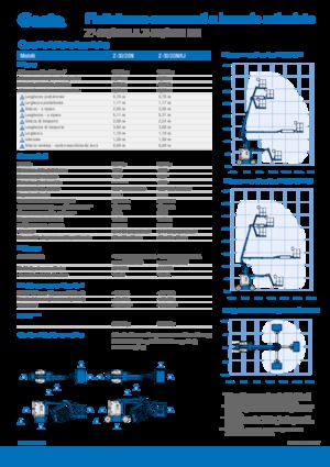Piattaforme aeree articolate gommate Genie Z-30/20N RJ