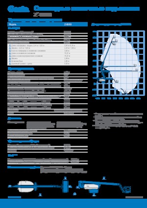 Piattaforme aeree articolate gommate Genie Z-80/60